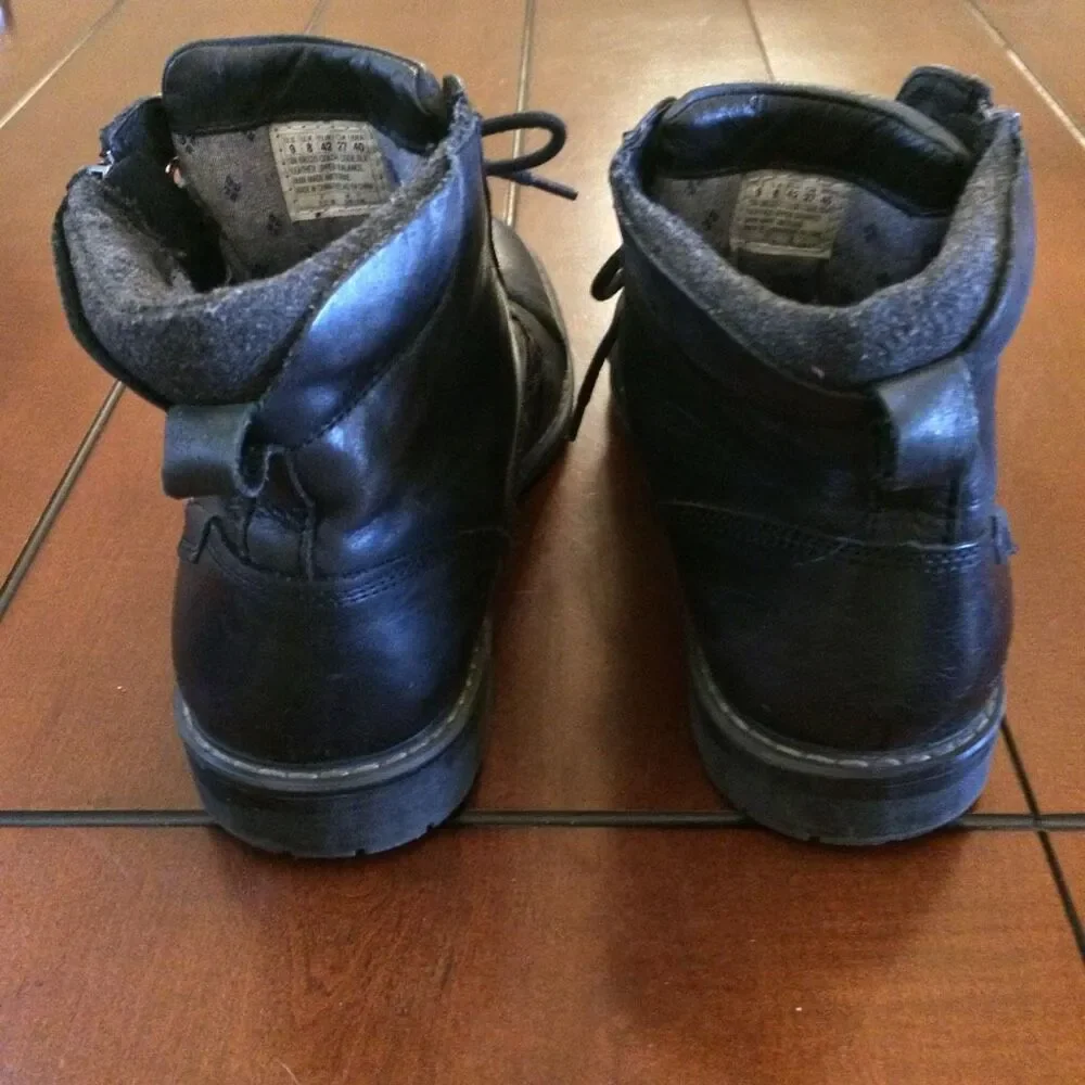 Mark Nason Ottomatic black leather boots 9